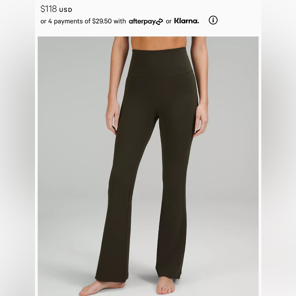 Lululemon Super High Rise Groove Flare Pant